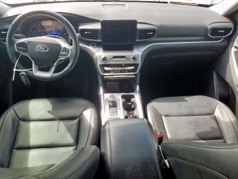 1FMSK7DH9NGA34606 - 2022 FORD EXPLORER XLT WHITE photo 8