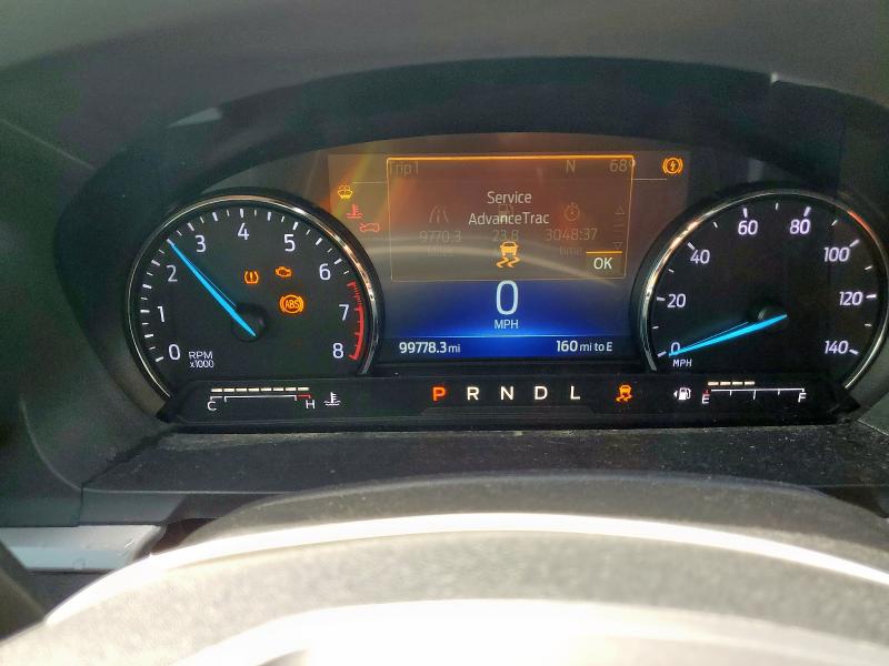 1FMSK7DH9NGA34606 - 2022 FORD EXPLORER XLT WHITE photo 9