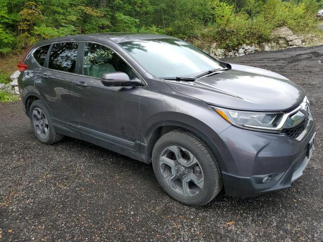 7FARW2H50JE091151 - 2018 HONDA CR-V EX GRAY photo 4