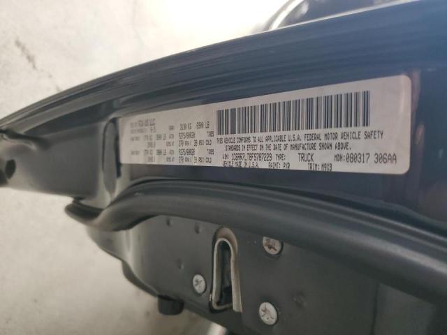 1C6RR7LT8FS787229 - 2015 RAM 1500 SLT BLACK photo 12