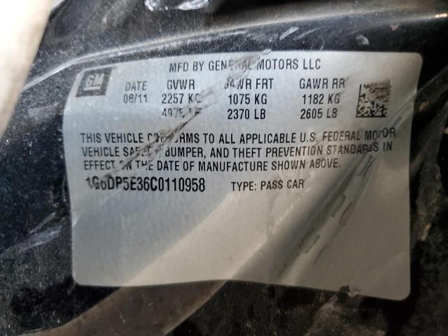 1G6DP5E36C0110958 - 2012 CADILLAC CTS PREMIUM COLLECTION CHARCOAL photo 13