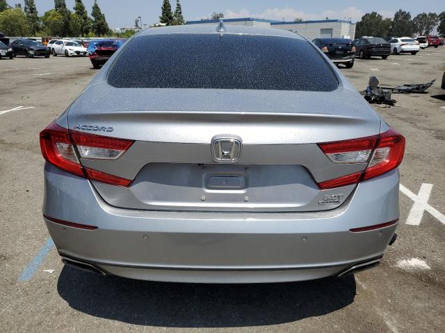 1HGCV2F90MA008293 - 2021 HONDA ACCORD TOURING SILVER photo 6