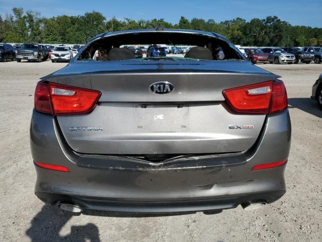 5XXGN4A76FG504935 - 2015 KIA OPTIMA EX GRAY photo 6