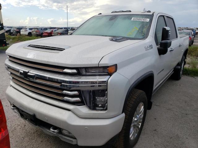 1GC4YVEY3NF162957 - 2022 CHEVROLET SILVERADO K3500 HIGH COUNTRY WHITE photo 2