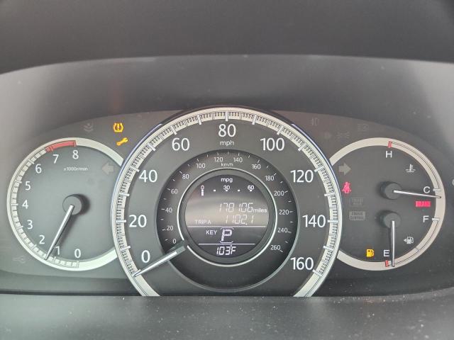 1HGCR2F7XDA065345 - 2013 HONDA ACCORD EX BLUE photo 9