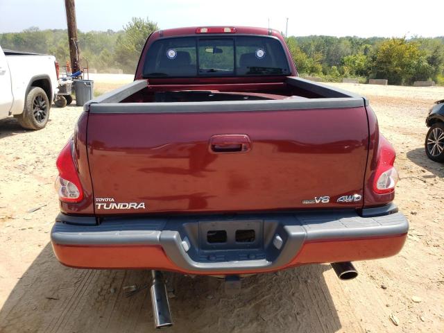 5TBBT481X4S447564 - 2004 TOYOTA TUNDRA ACCESS CAB LIMITED MAROON photo 6