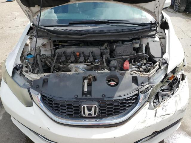 19XFB2F70FE021855 - 2015 HONDA CIVIC SE WHITE photo 11