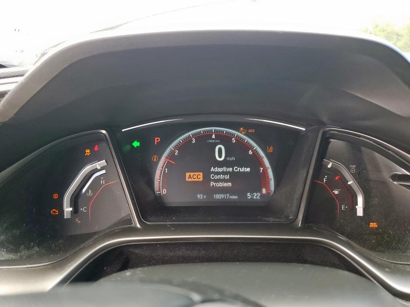 SHHFK7H98JU207267 - 2018 HONDA CIVIC SPORT TOURING SILVER photo 9