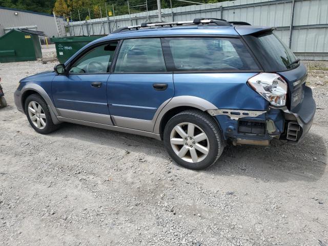 4S4BP61C787350403 - 2008 SUBARU OUTBACK 2.5I BLUE photo 2