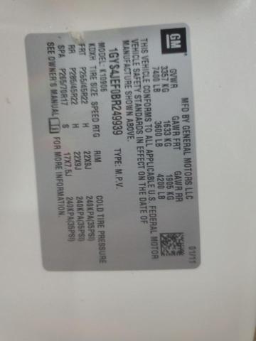 1GYS4JEF0BR249939 - 2011 CADILLAC ESCALADE ESV PREMIUM თეთრი ფოტო 13