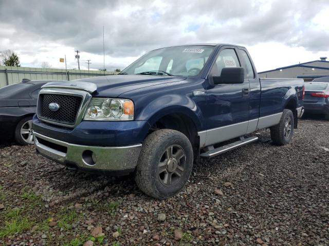 1FTRF14W37NA14191 - 2007 FORD F-150 BLUE photo 1