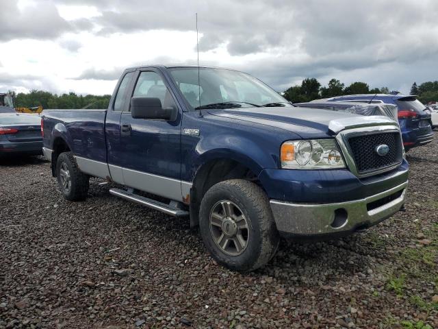 1FTRF14W37NA14191 - 2007 FORD F-150 BLUE photo 4