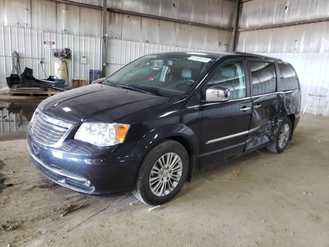 2C4RC1CGXDR595318 - 2013 CHRYSLER TOWN & COU TOURING L CHARCOAL photo 1