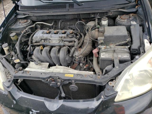 2T1KR38E94C209801 - 2004 TOYOTA COROLLA MA XR BLACK photo 11