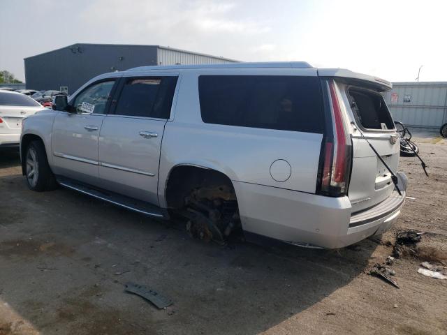1GYS4HKJ2HR287232 - 2017 CADILLAC ESCALADE ESV LUXURY SILVER photo 2