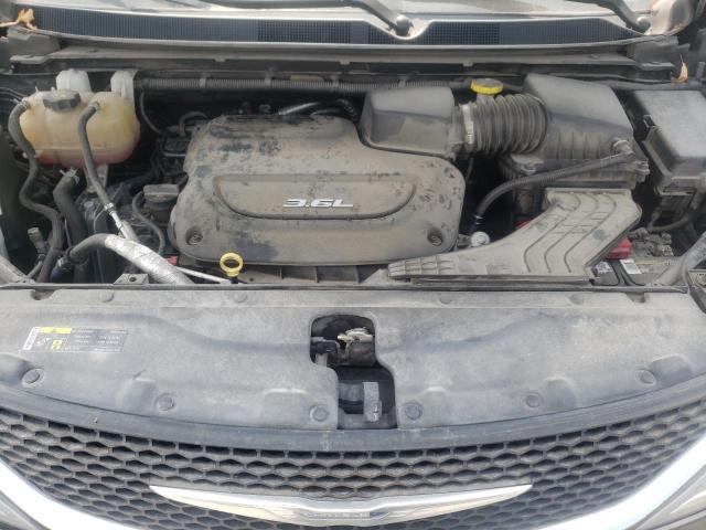 2C4RC1BG7HR683380 - 2017 CHRYSLER PACIFICA TOURING L BLACK photo 12