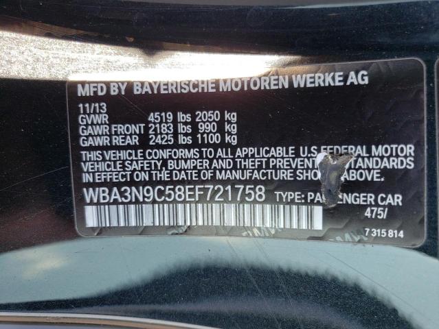 WBA3N9C58EF721758 - 2014 BMW 428 XI Negro foto 12