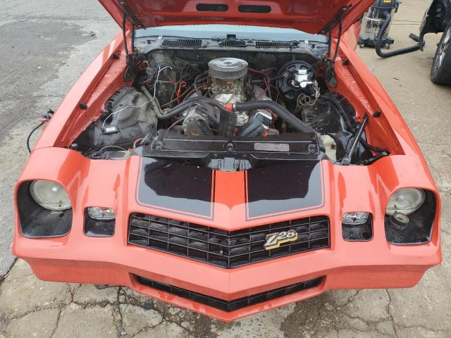 1Q87L8N611821 - 1978 CHEVROLET CAMARO ORANGE photo 11