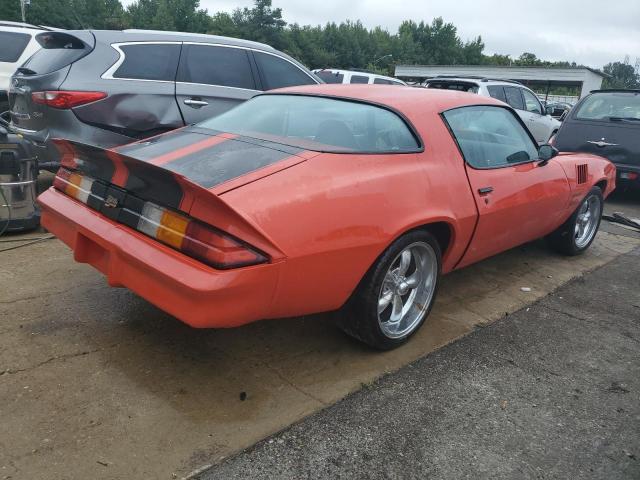 1Q87L8N611821 - 1978 CHEVROLET CAMARO ORANGE photo 3