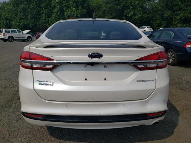 3FA6P0SU6JR110595 - 2018 FORD FUSION TITANIUM/PLATINUM PHEV WHITE photo 6