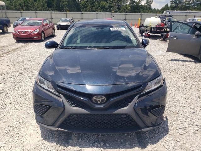 4T1B11HK1KU246404 - 2019 TOYOTA CAMRY L BLUE photo 5