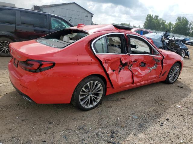 WBA73BJ05MCG44078 - 2021 BMW 540 XI RED photo 3