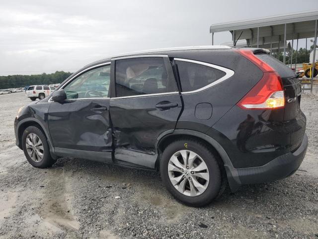 5J6RM3H79DL016498 - 2013 HONDA CR-V EXL BLACK photo 2