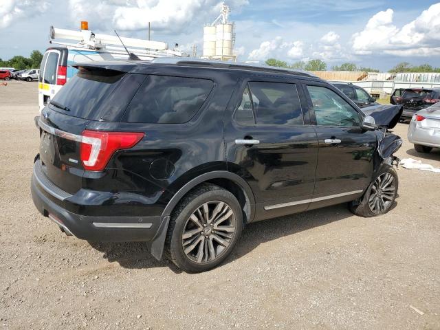 1FM5K8HT1JGA54229 - 2018 FORD EXPLORER PLATINUM BLACK photo 3