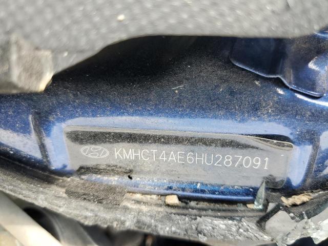 KMHCT4AE6HU287091 - 2017 HYUNDAI ACCENT SE 蓝色 照片 12