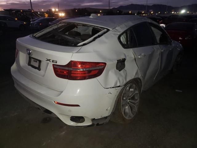 5UXFG2C57DL783409 - 2013 BMW X6 XDRIVE35I WHITE photo 4