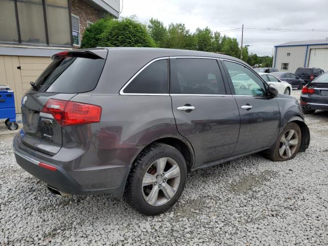 2HNYD2H69BH538927 - 2011 ACURA MDX TECHNOLOGY GRAY photo 3