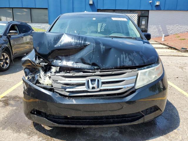 5FNRL5H66CB122551 - 2012 HONDA ODYSSEY EXL BLACK photo 5