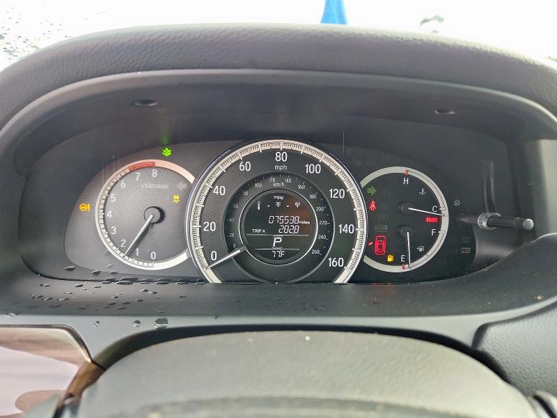 1HGCR2F8XGA098827 - 2016 HONDA ACCORD EXL Մոխրագույն լուսանկար 9