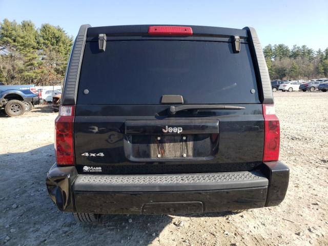 1J8HG48K46C364871 - 2006 JEEP COMMANDER BLACK photo 6