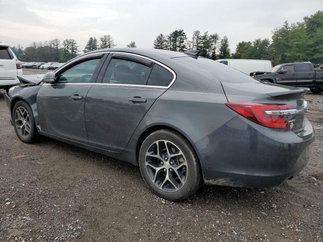 2G4GL5EX0H9197158 - 2017 BUICK REGAL SPORT TOURING GRAY photo 2