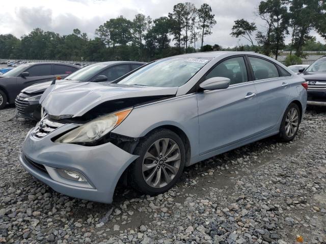 5NPEC4AC8DH520839 - 2013 HYUNDAI SONATA SE BLUE photo 1