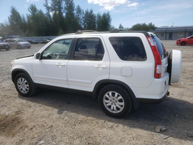 JHLRD78945C035835 - 2005 HONDA CR-V SE WHITE photo 2