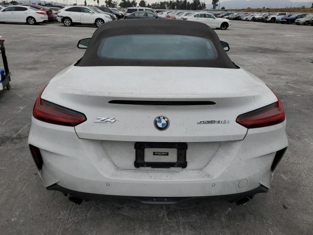 WBAHF3C54KWW27890 - 2019 BMW Z4 SDRIVE30I WHITE photo 6