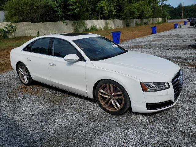 WAUJGAFD2FN011915 - 2015 AUDI A8 QUATTRO WHITE photo 4