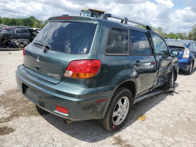 JA4LZ31F84U059197 - 2004 MITSUBISHI OUTLANDER LS GREEN photo 3