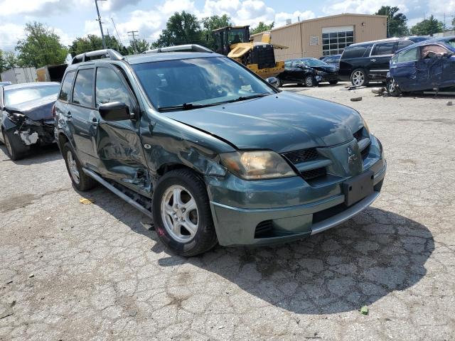 JA4LZ31F84U059197 - 2004 MITSUBISHI OUTLANDER LS GREEN photo 4