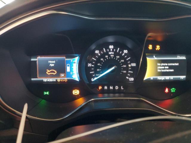 3FA6P0LU7JR211885 - 2018 FORD FUSION SE HYBRID ბურგუნდია ფოტო 9