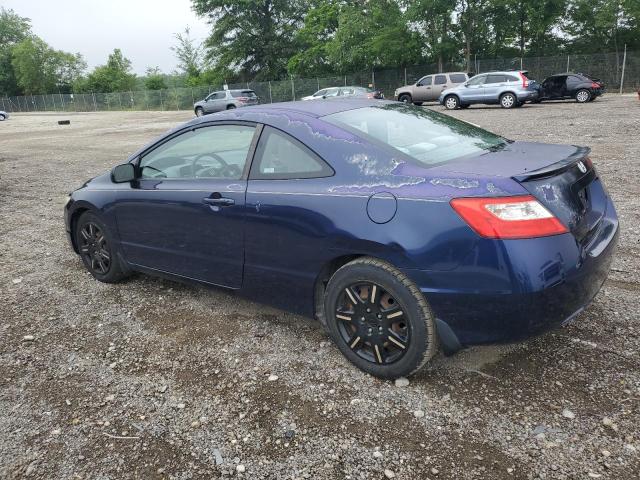 2HGFG12619H507495 - 2009 HONDA CIVIC LX BLUE photo 2