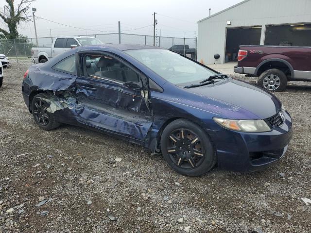 2HGFG12619H507495 - 2009 HONDA CIVIC LX BLUE photo 4