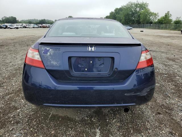 2HGFG12619H507495 - 2009 HONDA CIVIC LX BLUE photo 6