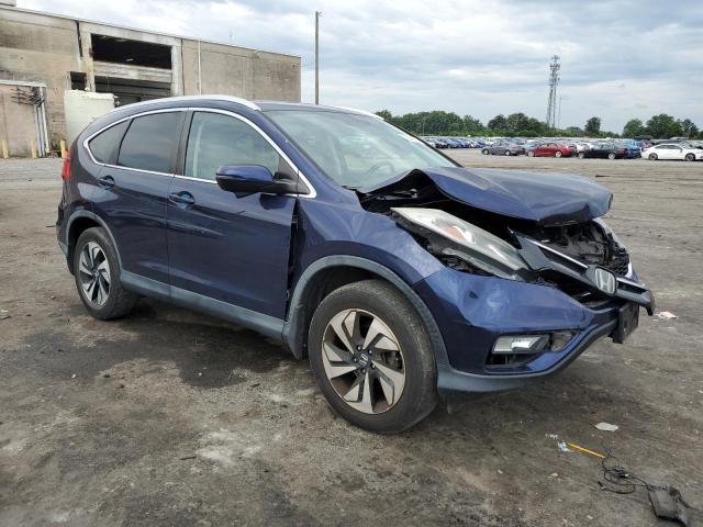 5J6RM4H95FL099809 - 2015 HONDA CR-V TOURING BLUE photo 4