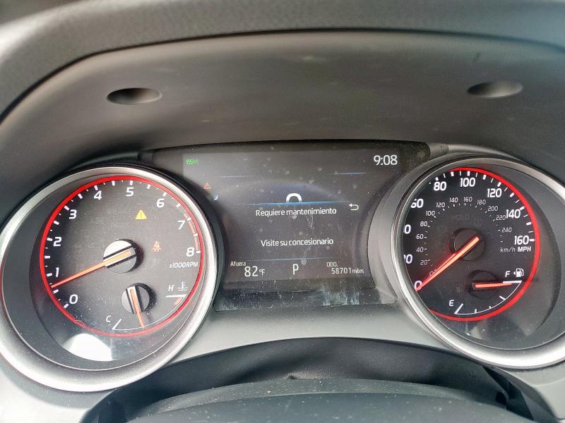 4T1K61AK2PU782782 - 2023 TOYOTA CAMRY XSE შავი ფოტო 9