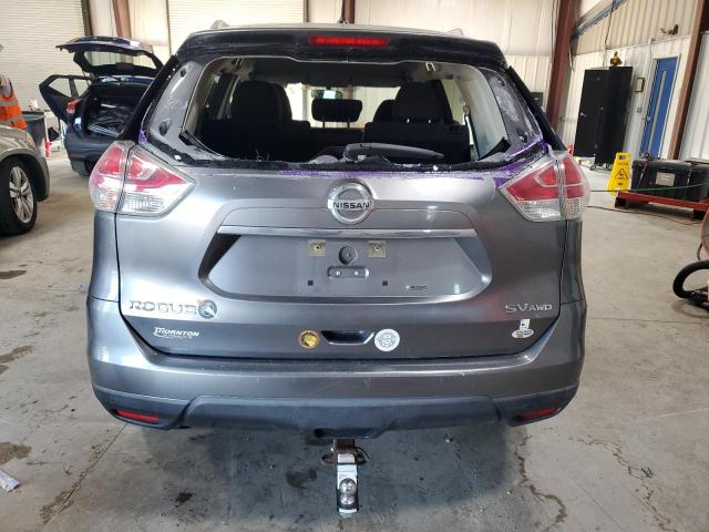 KNMAT2MV5GP648478 - 2016 NISSAN ROGUE S GRAY photo 6