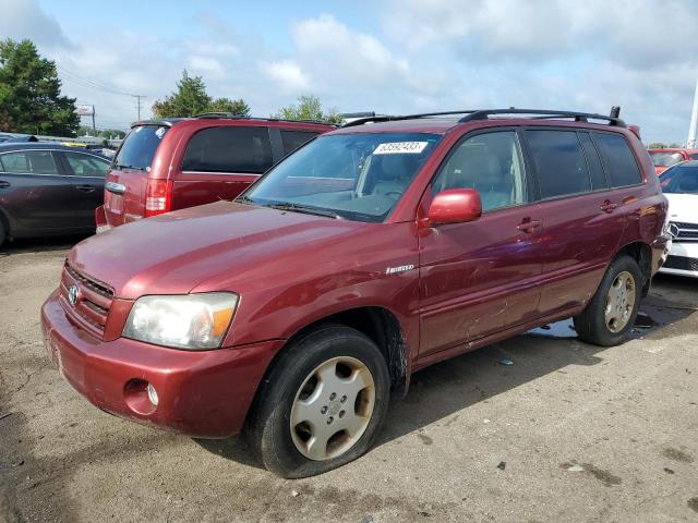 JTEEP21A650085854 - 2005 TOYOTA HIGHLANDER LIMITED RED photo 1