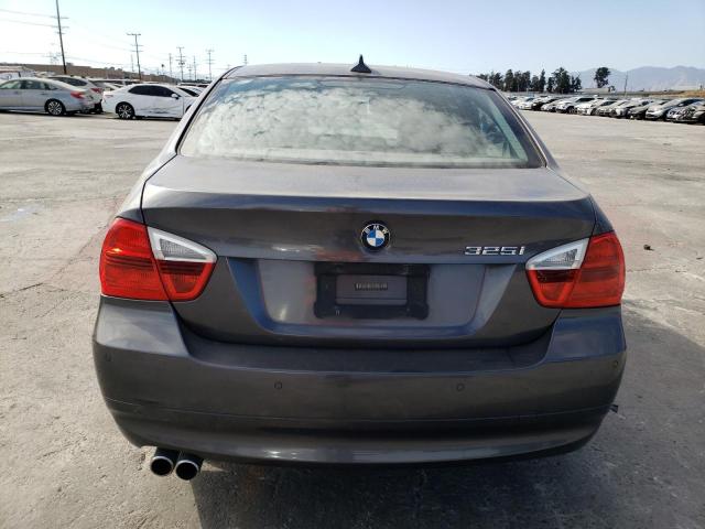 WBAVB17506NK30489 - 2006 BMW 325 I AUTOMATIC GRAY photo 6